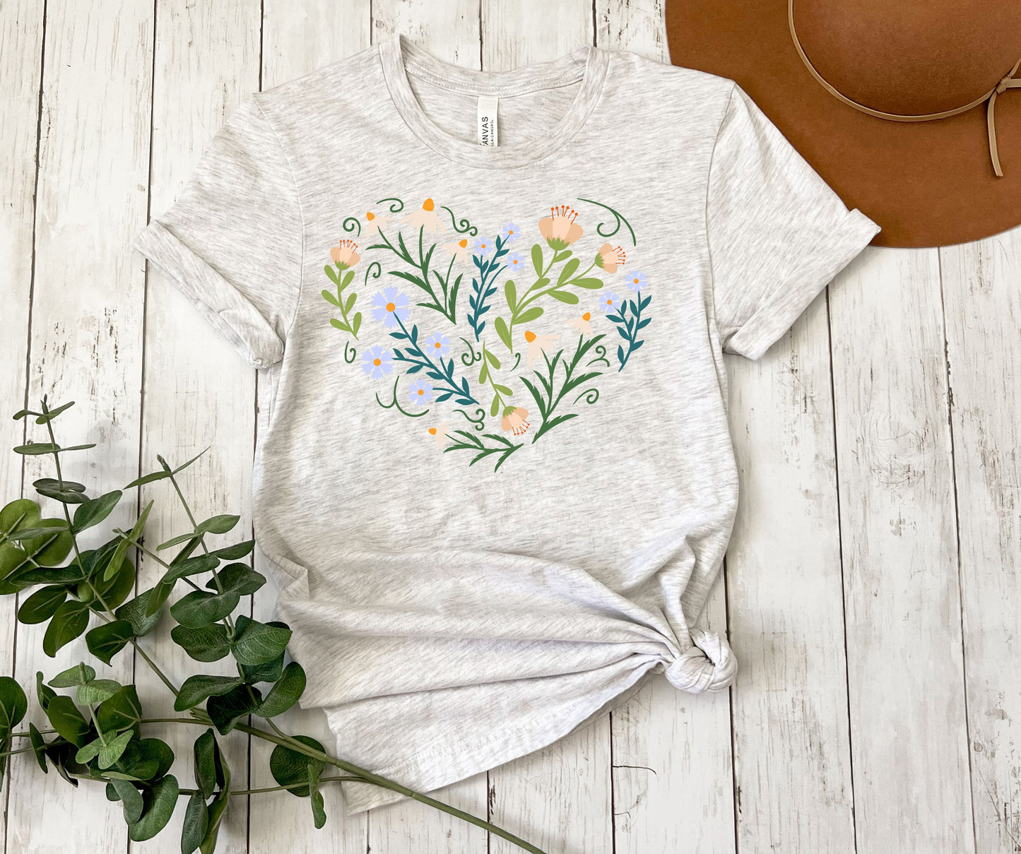 Floral Heart T-Shirt