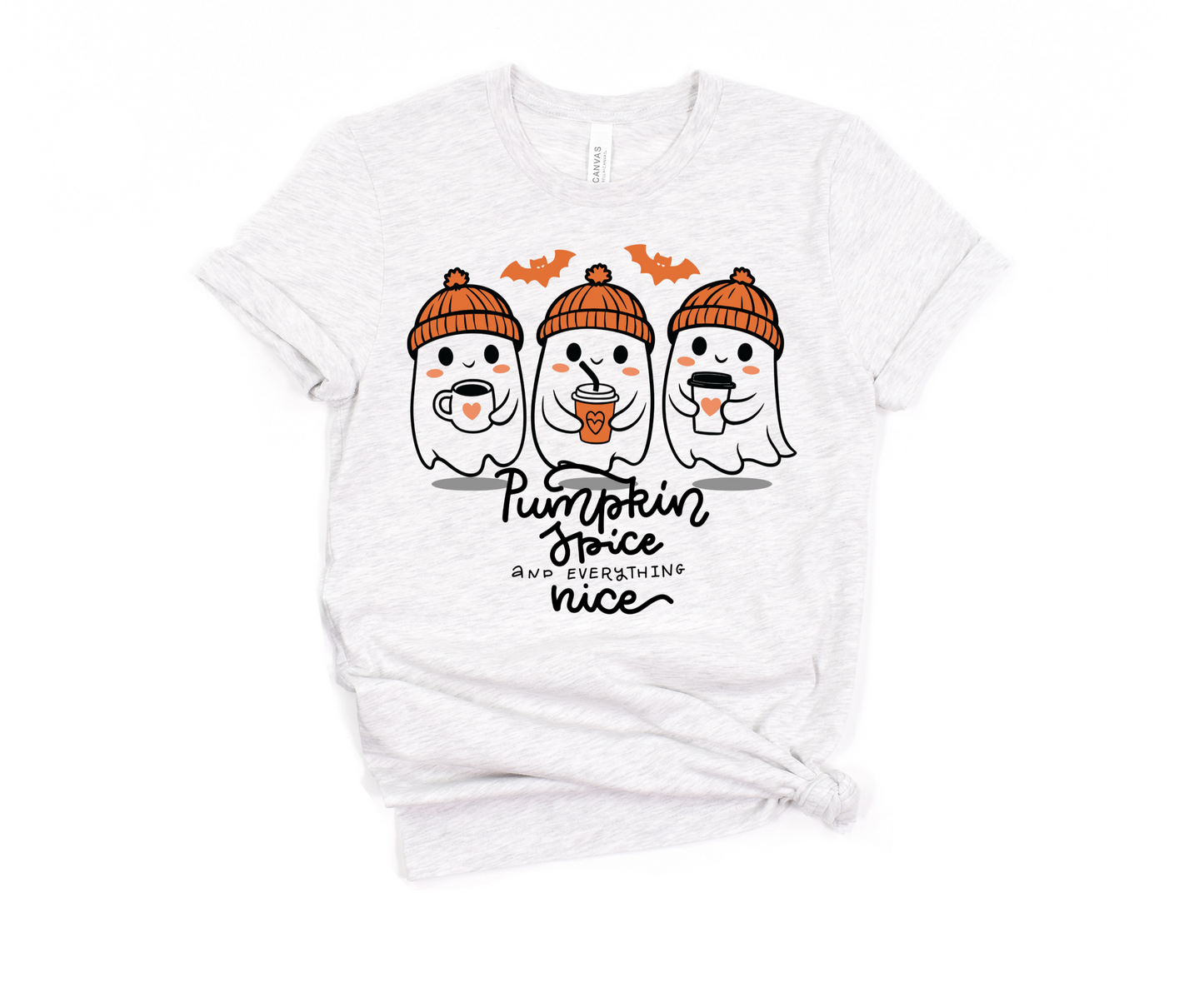 Pumpkin Spice & Everything Nice Ghosts T-Shirt