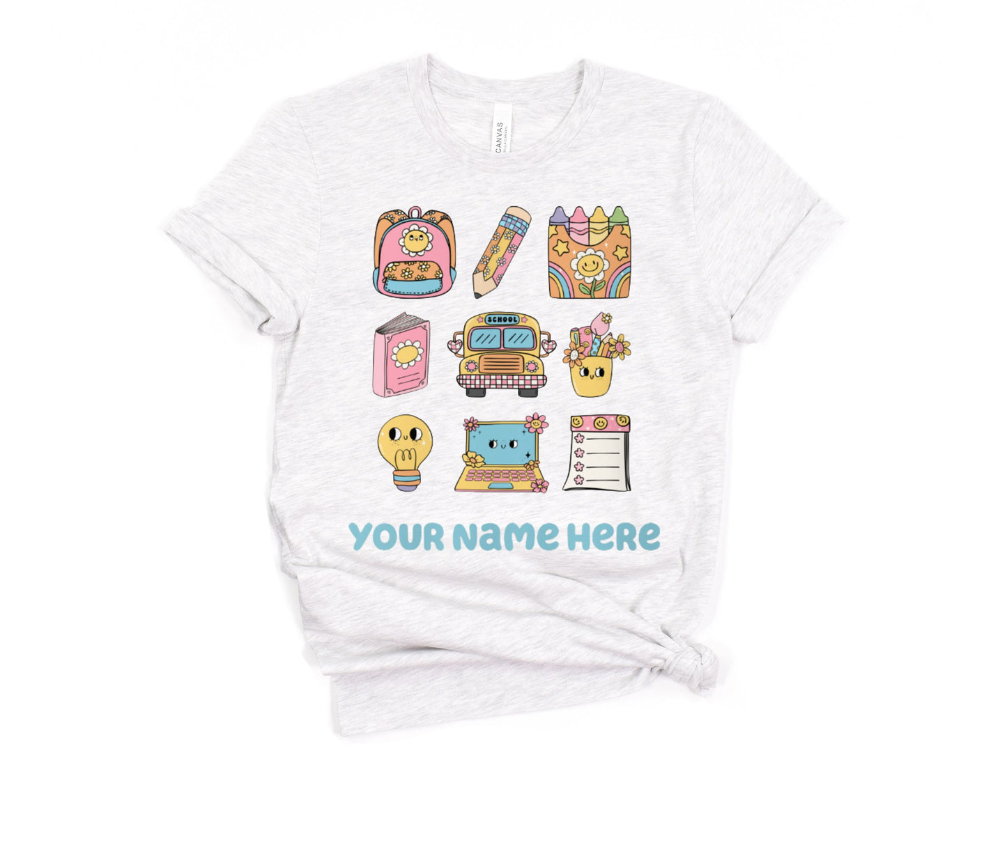 PERSONALIZED Retro 70’s School Vibes T-Shirt