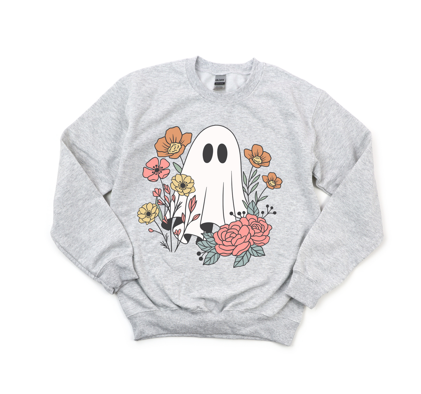 Floral Ghost Sweatshirt