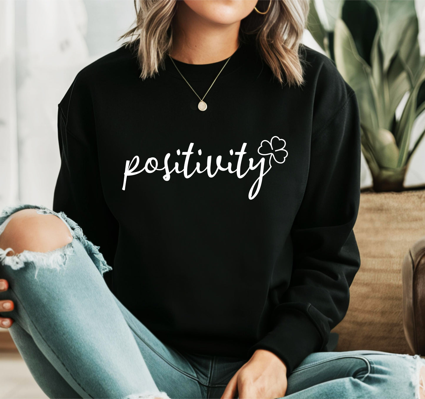 Positivity Clover Sweatshirt
