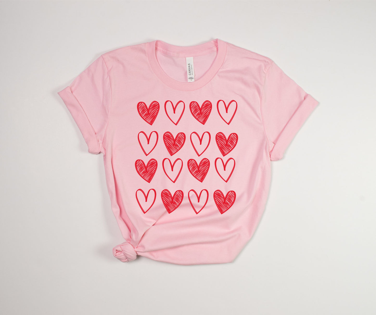 Checkered Hearts T-Shirt