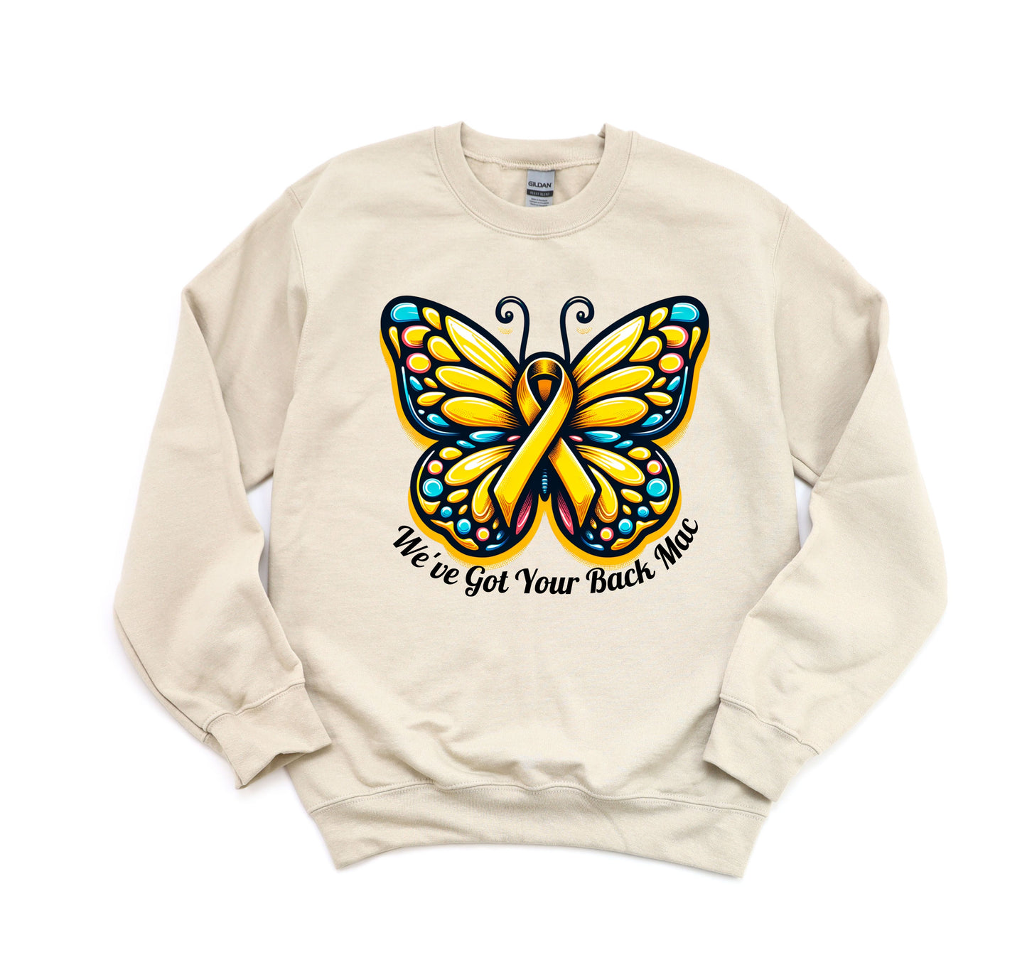 We've Got Your Back Mac Butterfly Sweatshirt