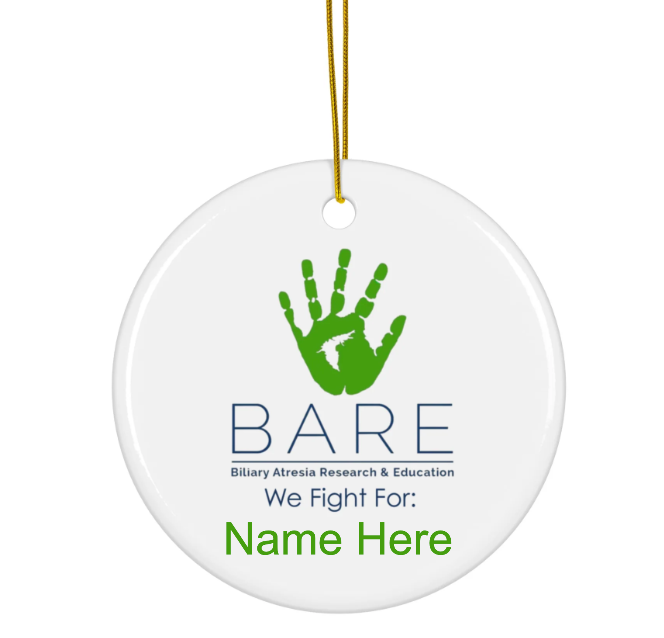 CUSTOM BARE Ceramic Ornament