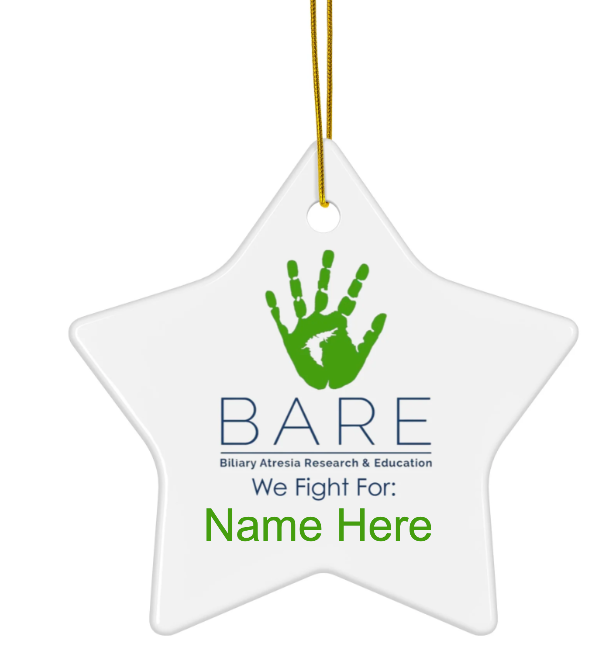 CUSTOM BARE Ceramic Ornament