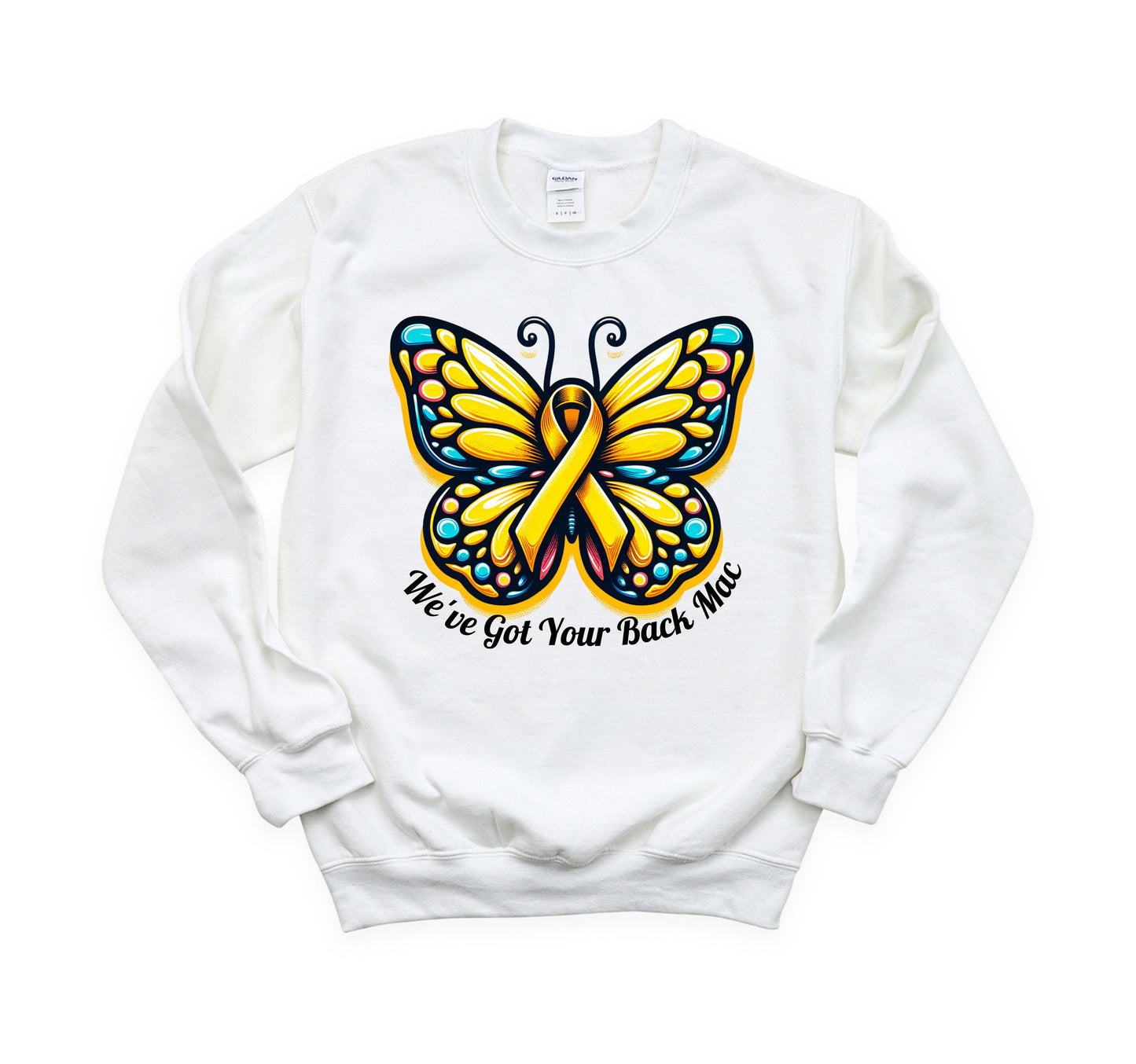We've Got Your Back Mac Butterfly Sweatshirt
