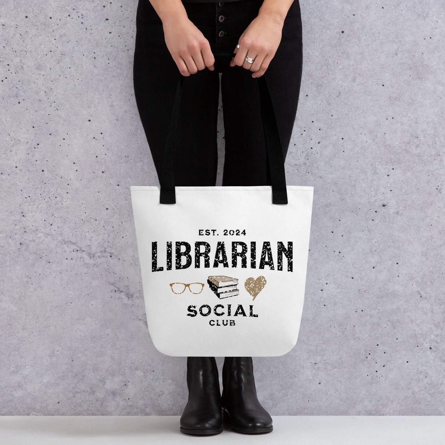Librarian Social Club Tote Bag