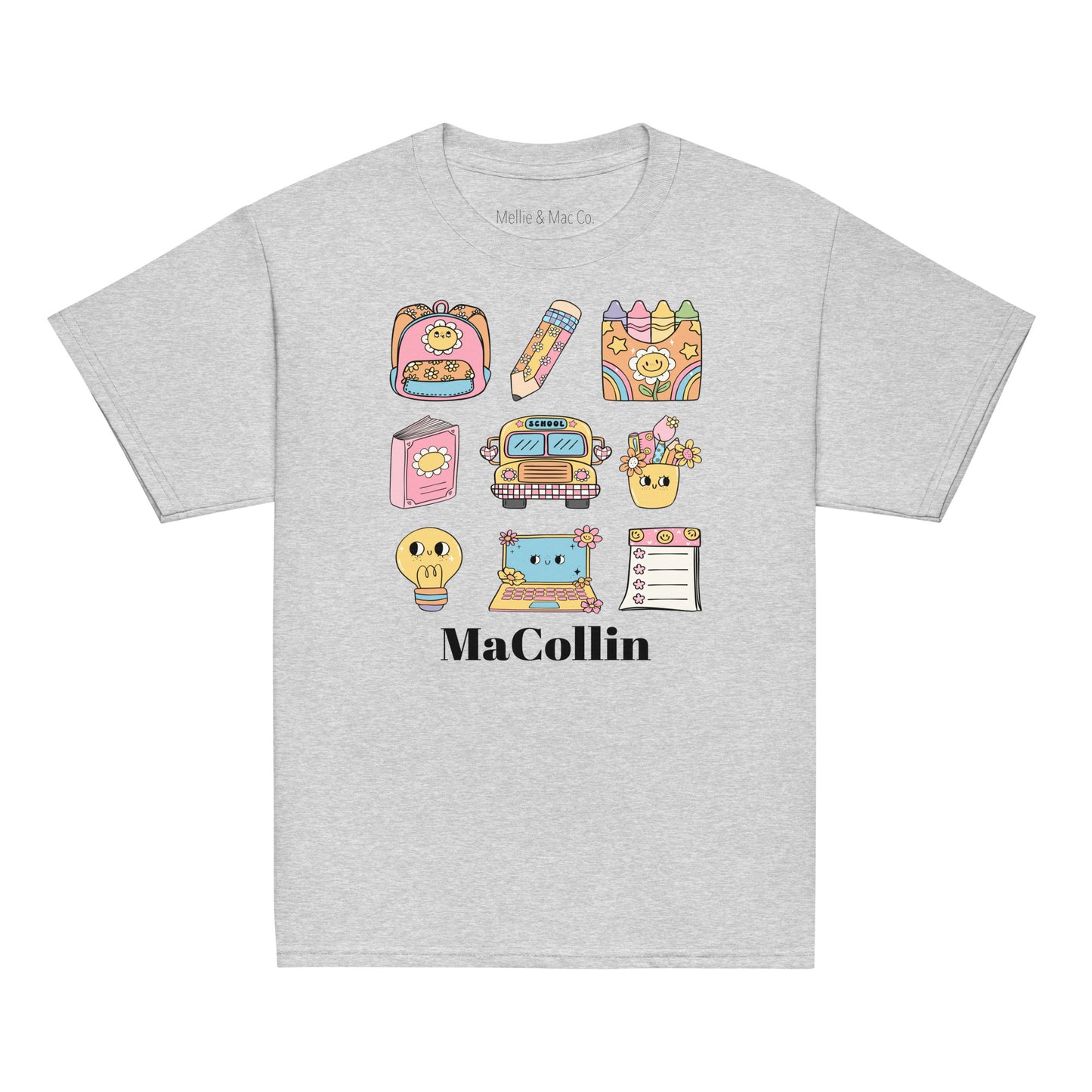 PERSONALIZED YOUTH Retro 70’s School Vibes T-Shirt