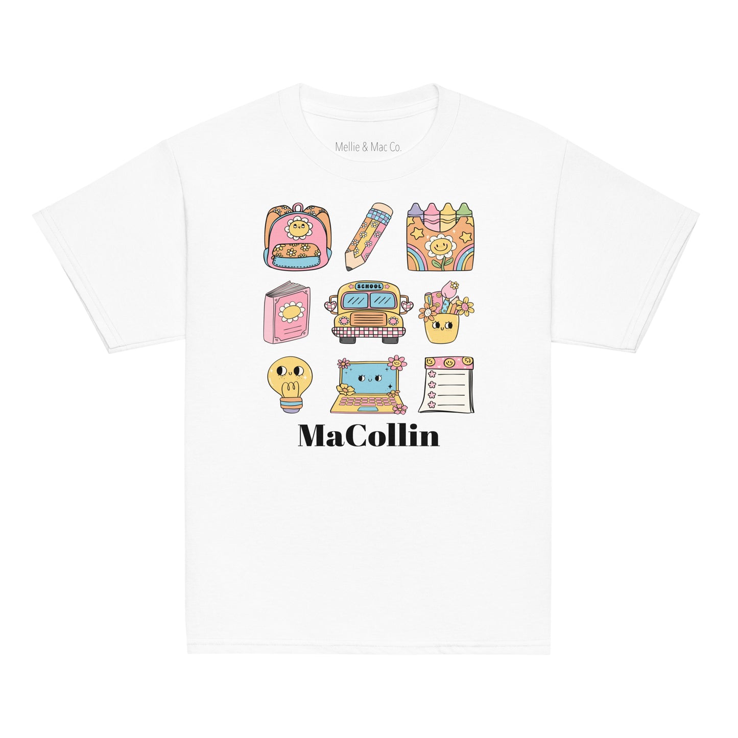 PERSONALIZED YOUTH Retro 70’s School Vibes T-Shirt