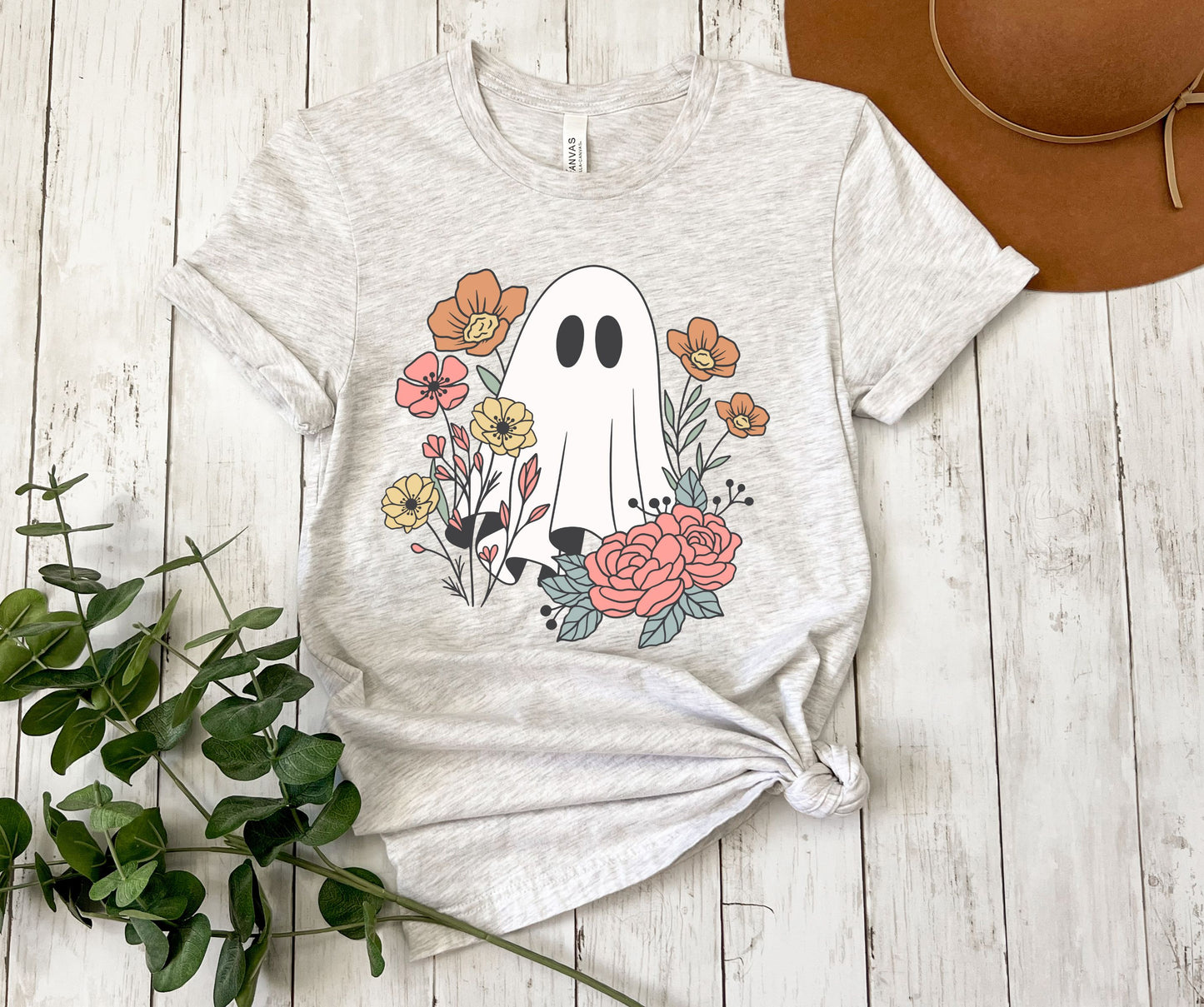 Floral Ghost T-Shirt