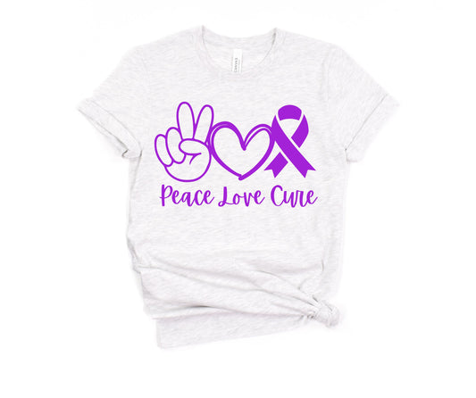 Peace Love Cure T-Shirt