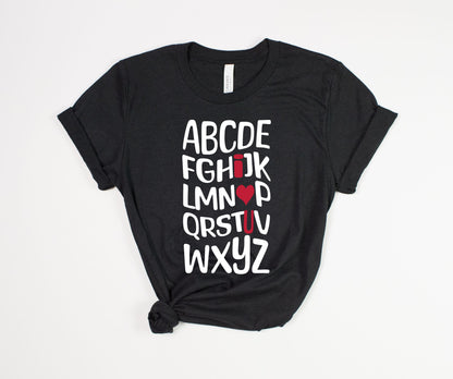 ABC I Love You T-Shirt