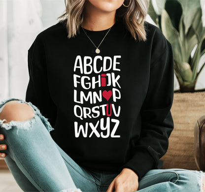 ABC I Love You Sweatshirt