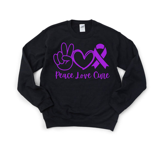 Peace Love Cure Sweatshirt