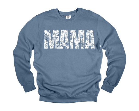 Mama Floral Crewneck