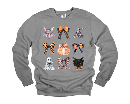 Cozy Spooky Season Sweatshirt – Watercolor Halloween Edition