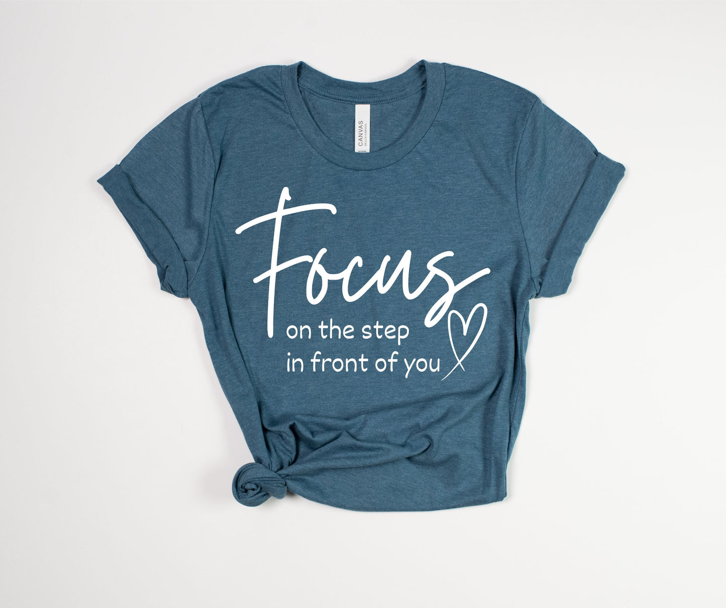 Focus T-Shirt White Font