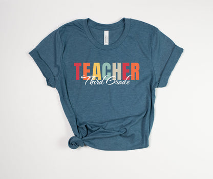 Third Grade Teacher T-Shirt