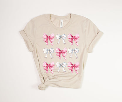 Checkered Bows T-Shirt