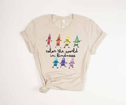 Color the World in Kindness T-Shirt