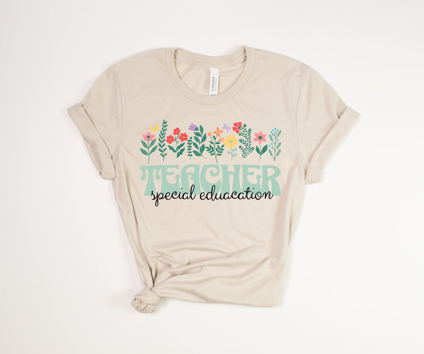 Special Education Teacher Floral T-Shirt