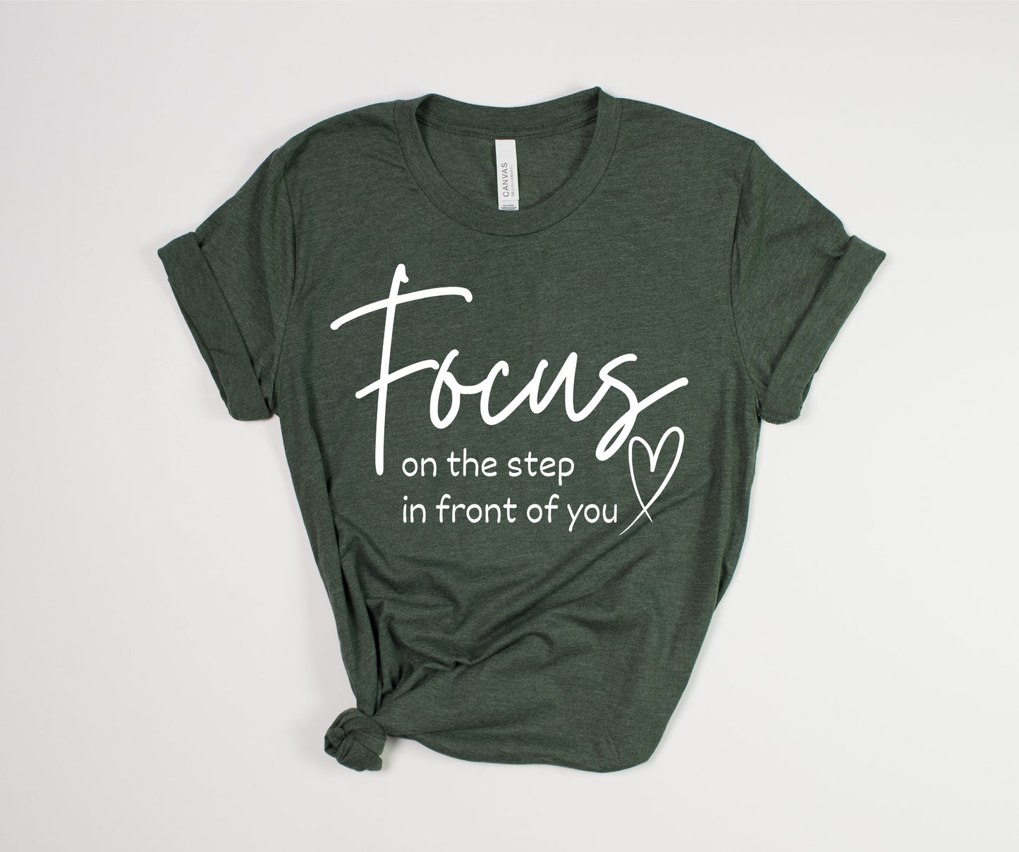 Focus T-Shirt White Font