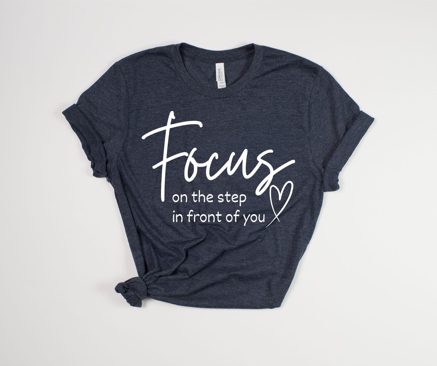 Focus T-Shirt White Font