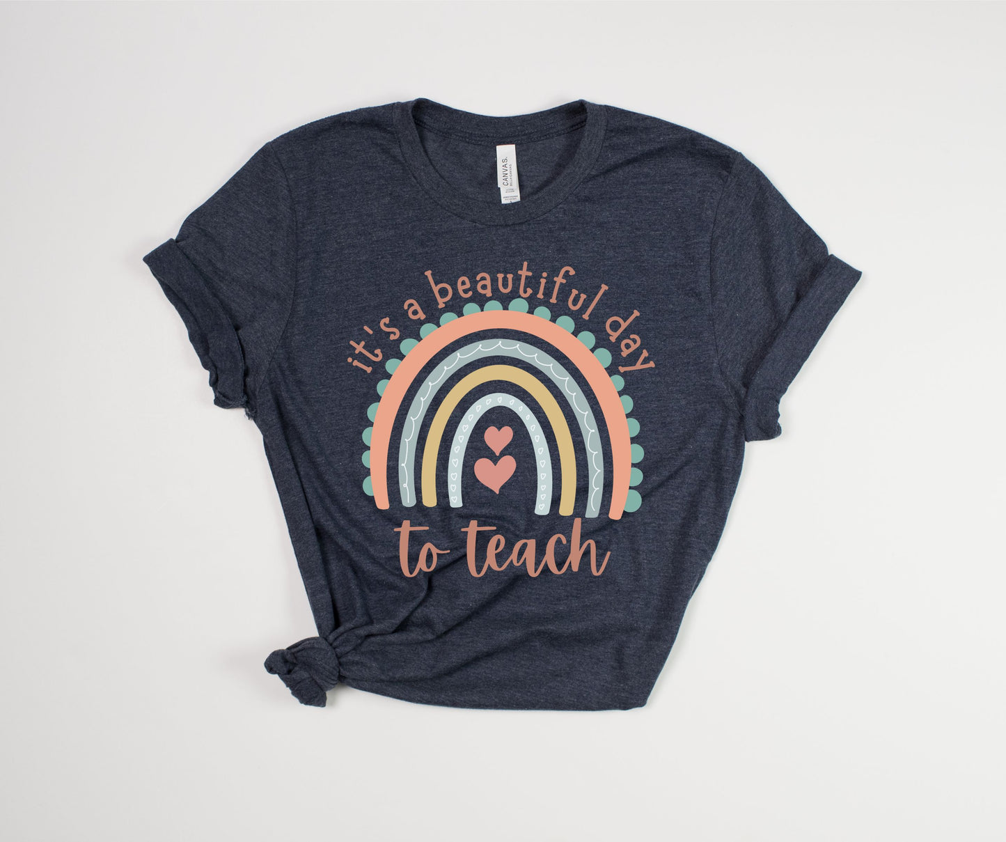 "It’s a Beautiful Day for Learning" Rainbow T-Shirt