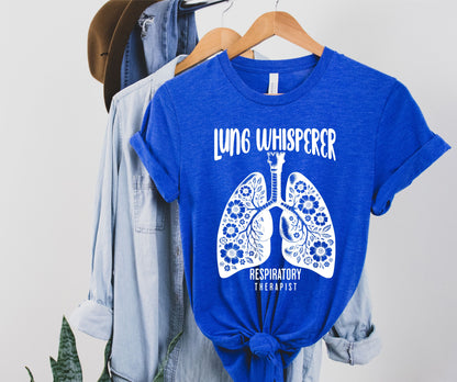 Lung Whisperer White Font T-Shirt