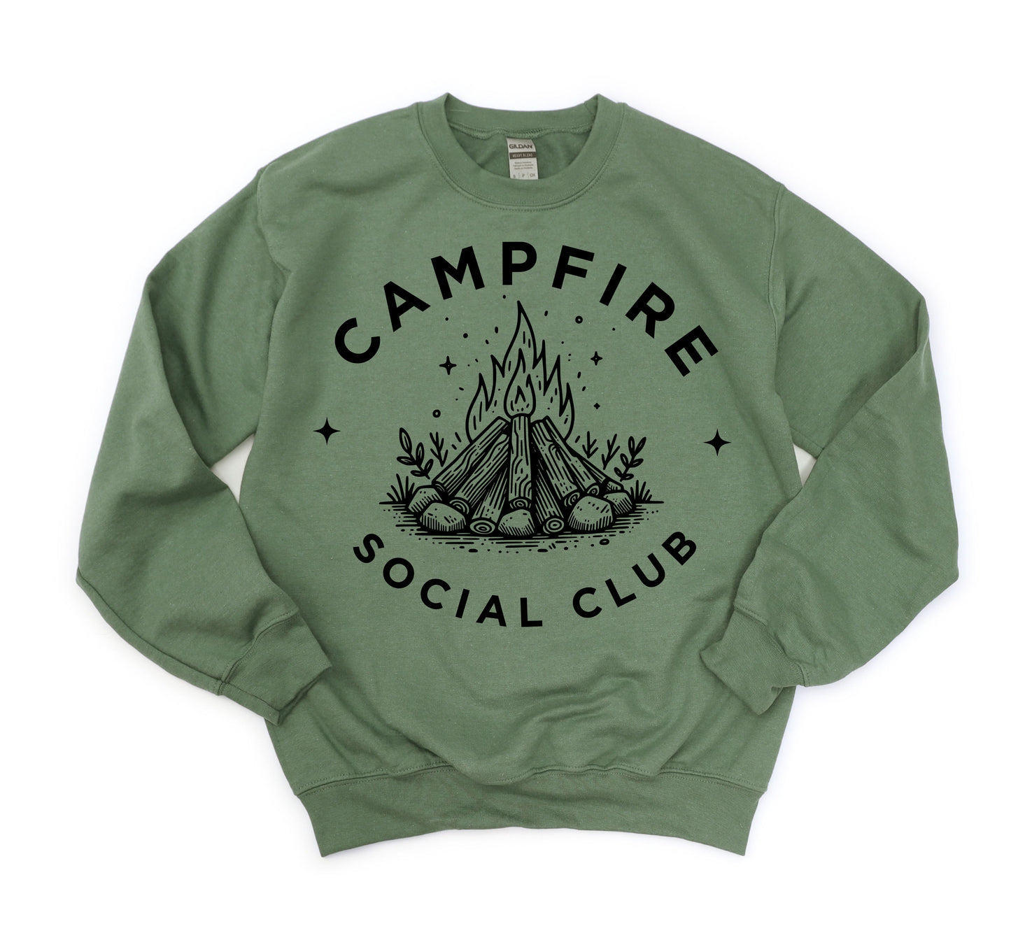 "Camping Social Club" Crewneck Sweatshirt