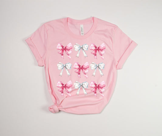 Checkered Bows T-Shirt