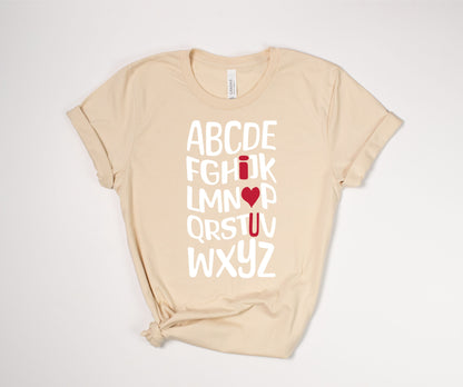 ABC I Love You T-Shirt