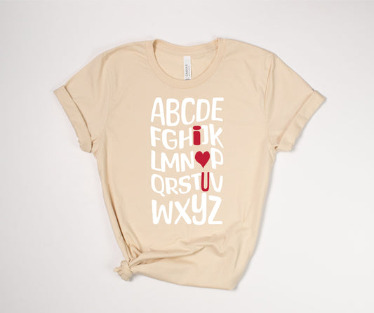 ABC I Love You T-Shirt