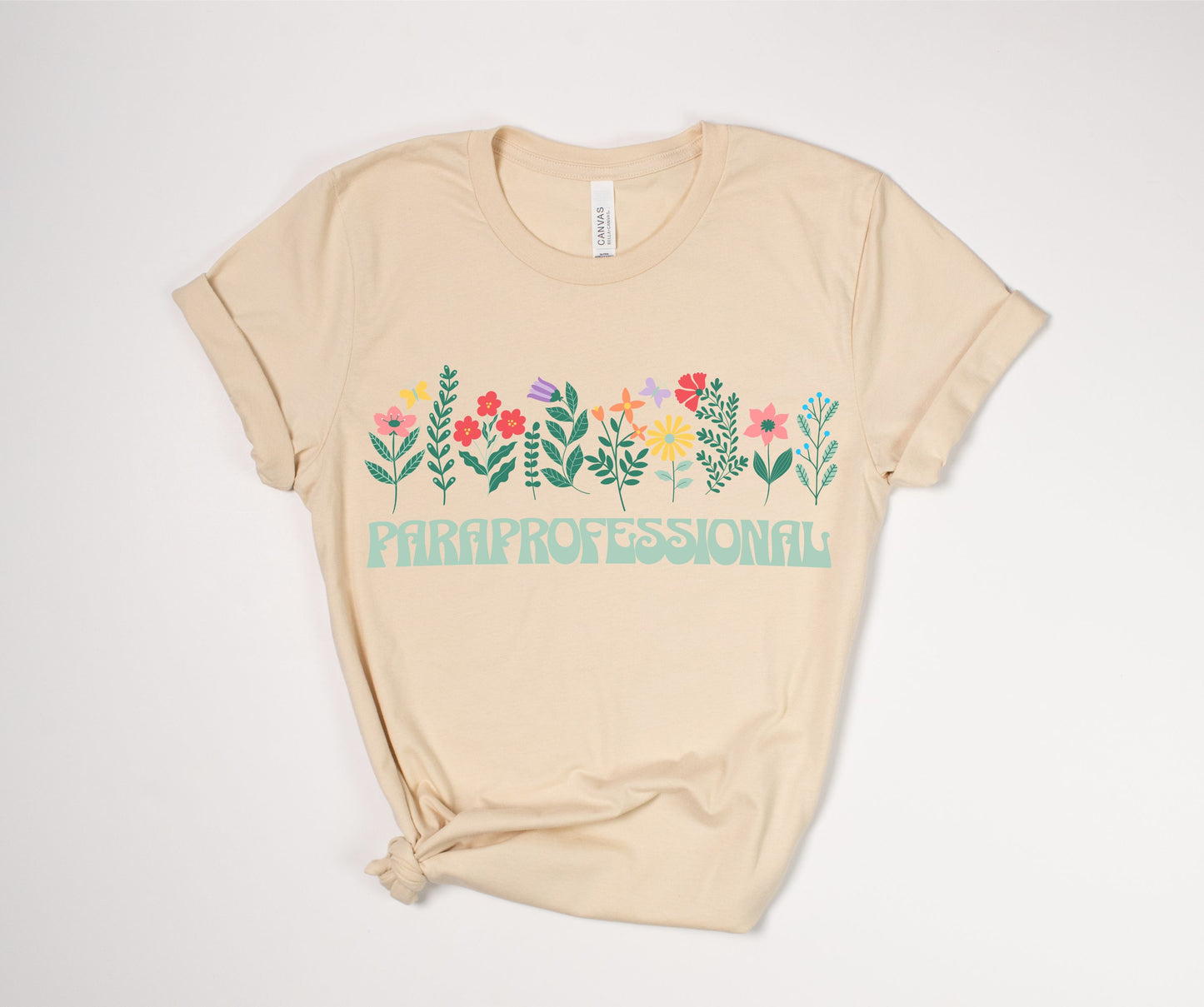 Paraprofessional Floral T-Shirt