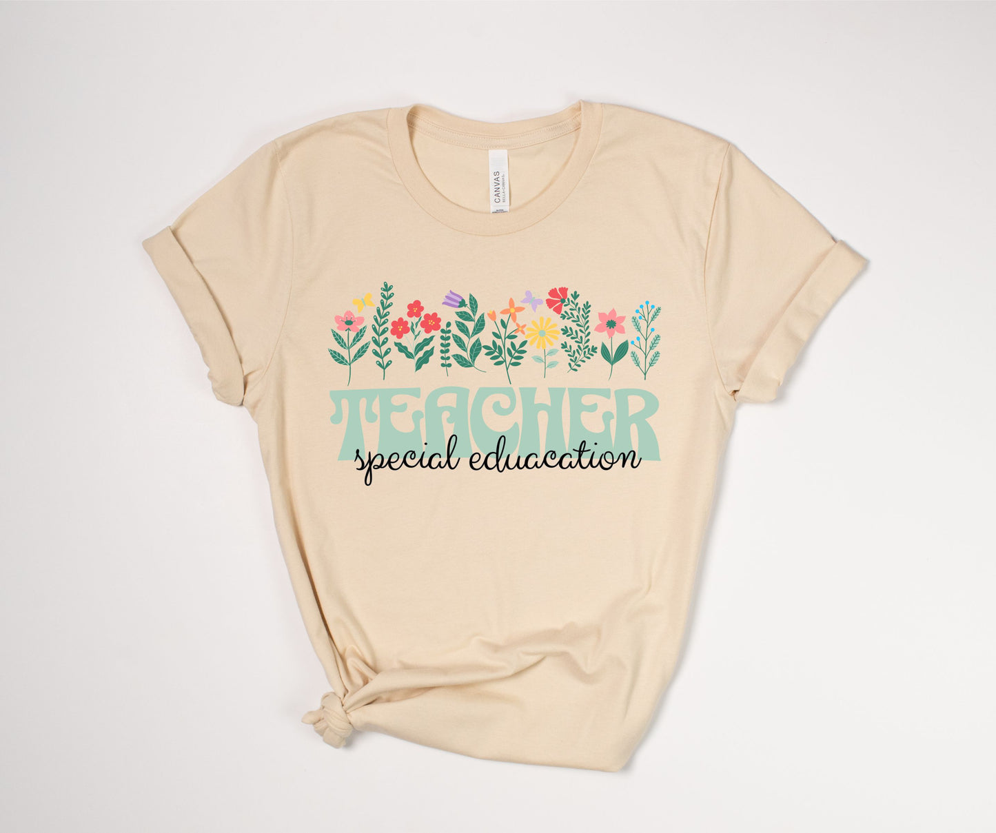 Special Education Teacher Floral T-Shirt