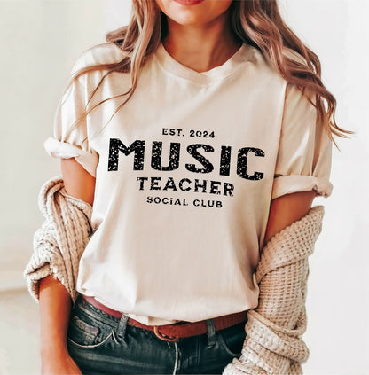 Music Teacher Social Club T-Shirt