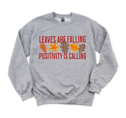 Leaves are Falling Crewneck Sweatshirt