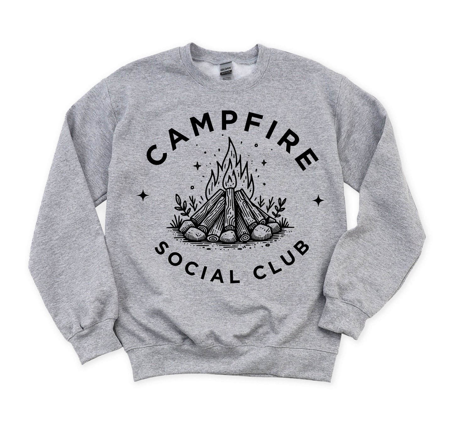 "Camping Social Club" Crewneck Sweatshirt