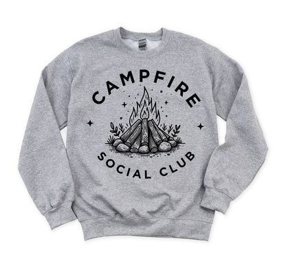 "Camping Social Club" Crewneck Sweatshirt