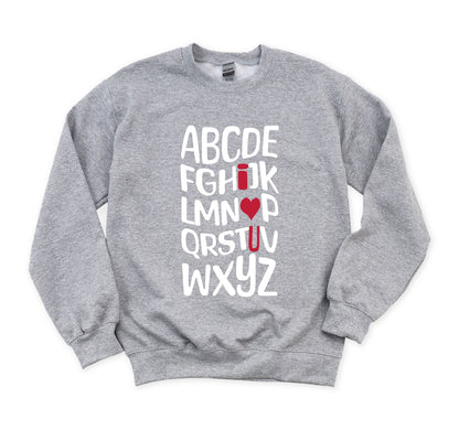 ABC I Love You Sweatshirt