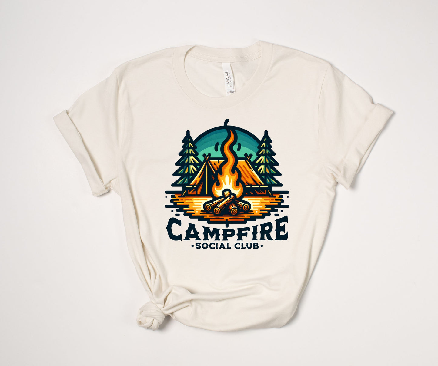 Color "Campfire Social Club" T-Shirt