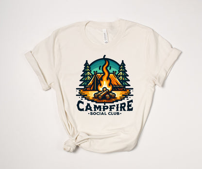 Color "Campfire Social Club" T-Shirt