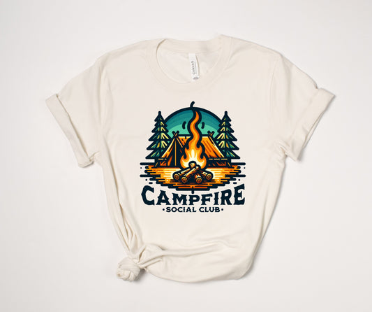 Color "Campfire Social Club" T-Shirt