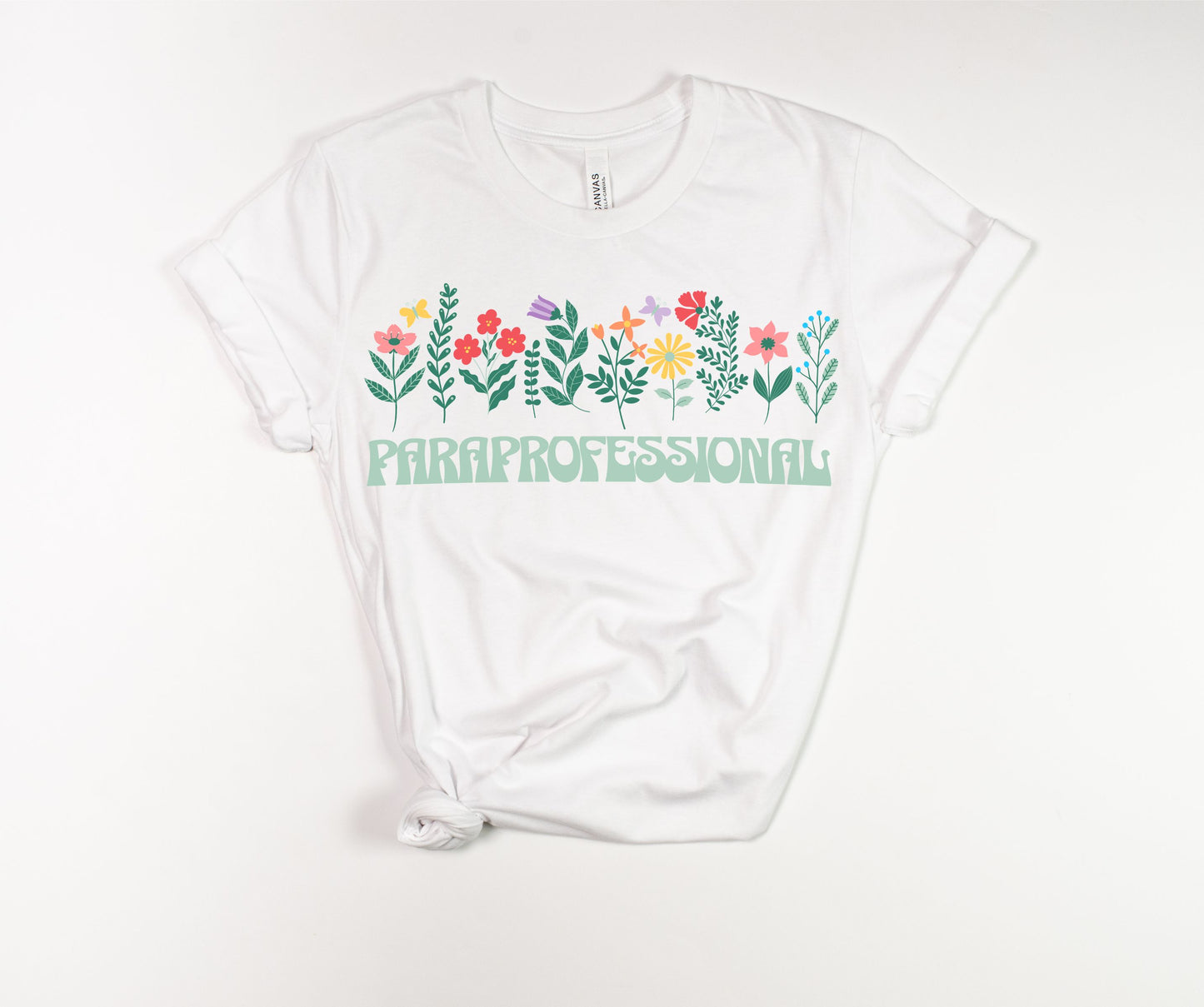 Paraprofessional Floral T-Shirt