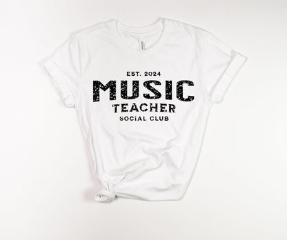 Music Teacher Social Club T-Shirt