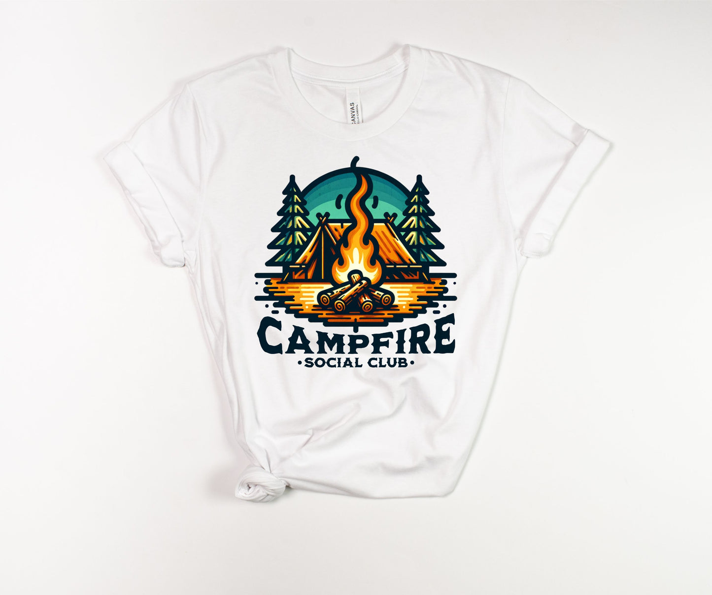 Color "Campfire Social Club" T-Shirt