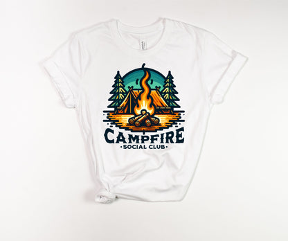 Color "Campfire Social Club" T-Shirt