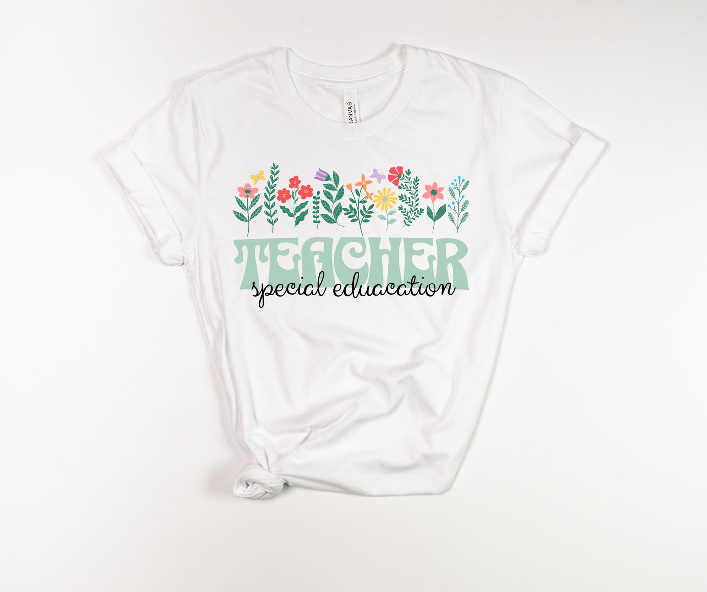 Special Education Teacher Floral T-Shirt