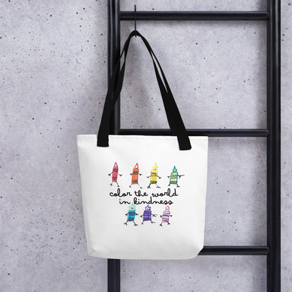 Color the World in Kindness Tote Bag