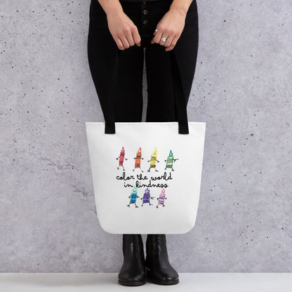 Color the World in Kindness Tote Bag